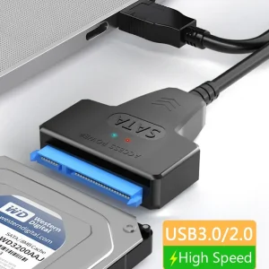 وصلة تشغيل SATA إلى USB 3.0 / 2.0 - شغل الهاردسك الداخلي باستخدام ال USB