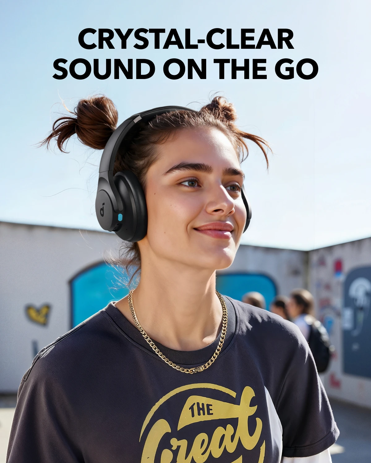 سماعة Soundcore Anker Q11i بلوتوث - مايكروفون - بدون عزل ضوضاء